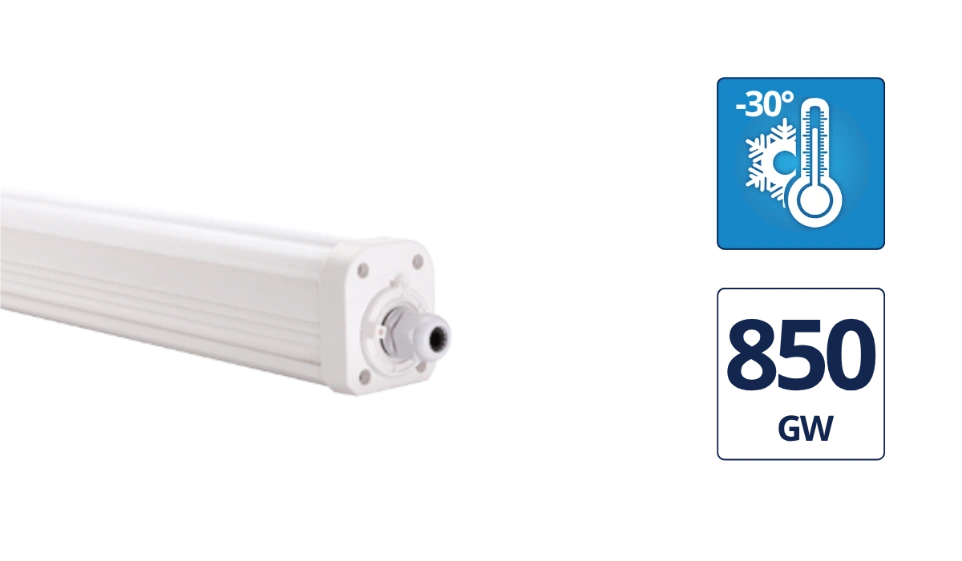 Luminaire LED YALU fonctionnant jusqu’à -30 °C, GW 850 - YALU