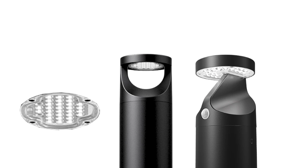TELLUS - Bornes LED extérieures lentilles - CBK
