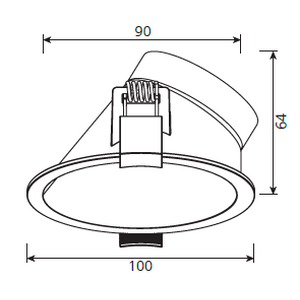 DOWNLIGHTS_ACCESS CADRE REGOR E
