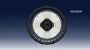 HIGHBAY LUNARIS4 240/192/144W 36800LM 60/90/120D 4000K ON OFF EVOLUTIVE