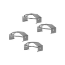 LINEAIRES_RETAIL_ACCESS CLIPS DE FIXATION XLINE4 - KIT DE 4 PCES